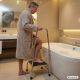 7. Bathtub step with handrail