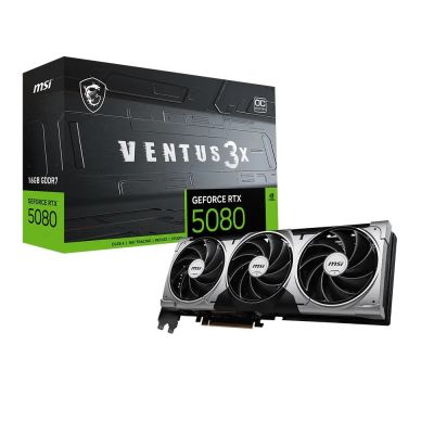 graphics card MSI RTX 5080 16G VENTUS 3X OC BLACK