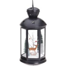 DECORATIVE LED LANTERN 43CM REINDEER