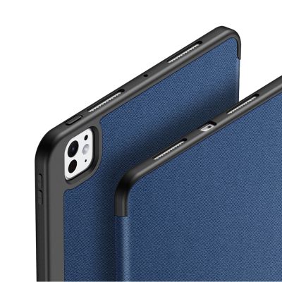 7. Dux Ducis Domo case with flap and smart sleep for Xiaomi Pad 6 / 6 Pro - blue