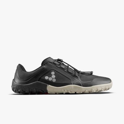 Vivobarefoot PRIMUS TRAIL III ALL WEATHER FG WOMENS Obsidian Minimalist Hiking Shoes (209305-01)