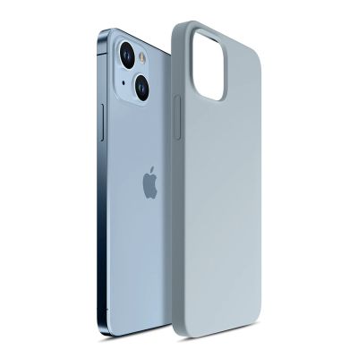 8. 3mk Hardy Silicone MagCase for iPhone 14 Plus - Blue