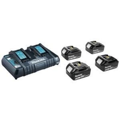 2. MAKITA POWER SET 18V (BL1850Bx4+DC18RD) MAKPAC