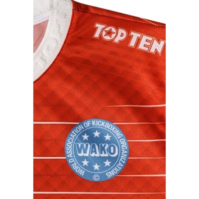 20. TOP TEN "WAKO" light contact shirt (WAKO APPROVED)