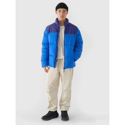 2. Men's winter down jacket with synthetic filling 4F 4FWAW24TDJAM485-36S