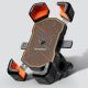 8. Rockbros HW-117 Handlebar Clamp Phone Holder - Black and Orange