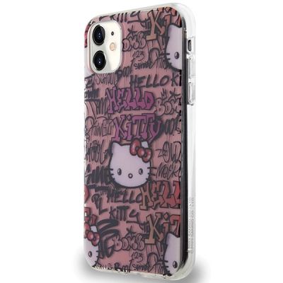 2. Hello Kitty IML Tags Graffiti case for iPhone 11 / Xr - pink