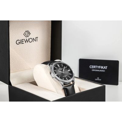 7. Giewont Elegance Sapphire Black Men's Watch GW5160-A2