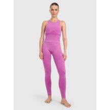 Women's seamless yoga and pilates leggings 4F 4FWAW25TFTIF407-54A