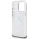 7. Karl Lagerfeld IML Glitter Karl & Choupette Heads Logo MagSafe Case for iPhone 16 Pro Max - Gray