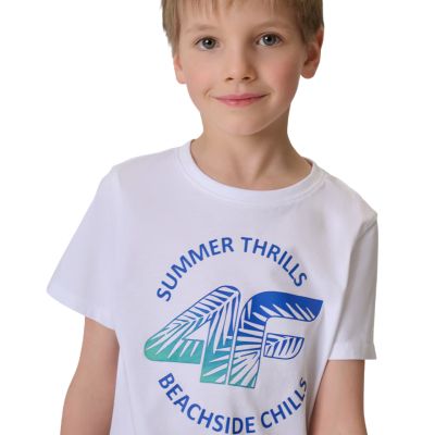 4. Boy's T-shirt 4F M3284 white 4FJWSS26TTSHM3284 10S