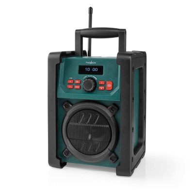 11. Nedis RDDB3100GN Portable Radio Analog & Digital Black, Green