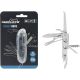 7. SURVIVAL TOURIST KIT 15-IN-1 POCKET KNIFE SILVER