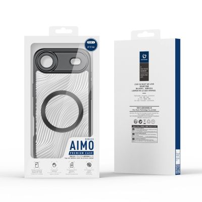 9. Dux Ducis Aimo Mag Case with Magnetic Ring for iPhone 17 Air – Black
