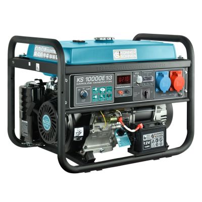 2. KÖNNER & SÖHNEN GASOLINE GENERATOR 7.5kW 230/400V ELECTRIC STARTER AVR VST KS10000E1/3