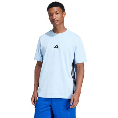 Men's adidas Essentials 3 Stripes T-shirt blue JE6397