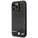 2. BMW Leather Carbon Case for iPhone 14 Pro Max - Black
