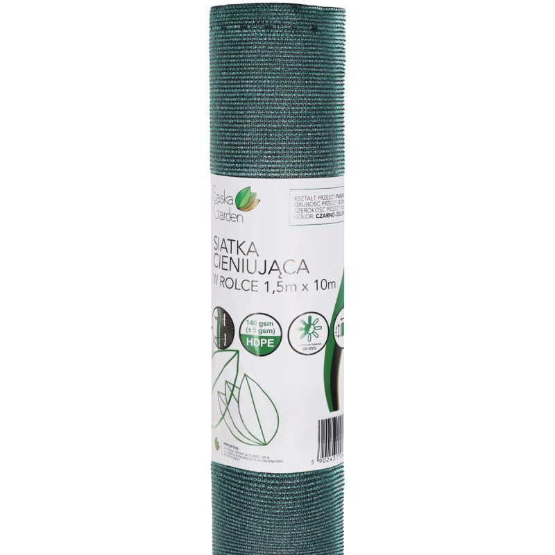4. SHADE NET 140G/M2 1.5X10M DARK GREEN