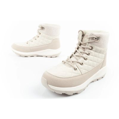 8. Lee Cooper women's winter hiking sports shoes, insulated, cream, eco-leather