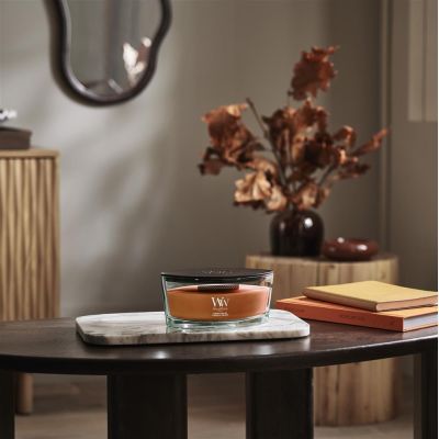 2. PUMPKIN PRALINE WOODWICK Ellipse Candle