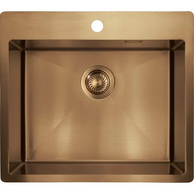 Single-bowl steel sink