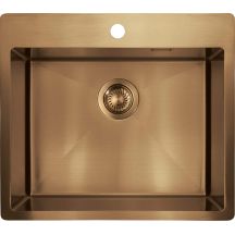 Single-bowl steel sink