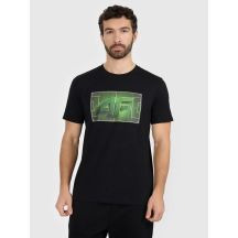 Men's regular printed T-shirt 4F 4FRAW25TTSHM3612-20S