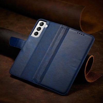 15. Magnet Case Elegant Case Cover Flip Cover Samsung Galaxy S22 + (S22 Plus) Blue