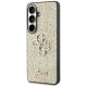 2. Guess Fixed Glitter Big 4G Metal Logo case for Samsung Galaxy S26 - gold
