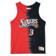 Mitchell & Ness NBA Philadelphia 76ers Allen Iverson Tie Dye Cotton Tank - TTNK3206-P76YYAIVRDBK