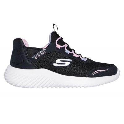 5. Skechers Slip-ins Bounder Simple Cute Jr 303585N-BLK shoes