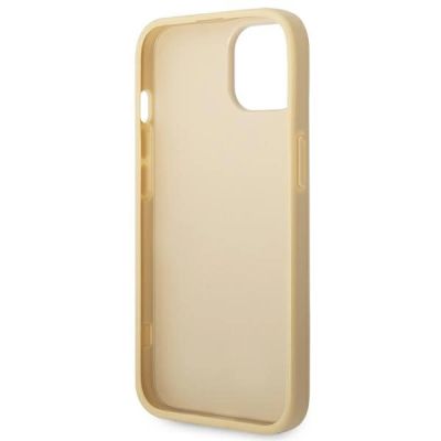 7. Guess GUHCP14SHGGSHD iPhone 14 6.1" gold/gold hard case Glitter Script