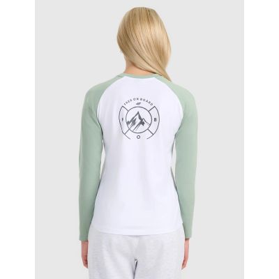 2. Regular women's longsleeve 4F 4FWAW25TLONF579-42S