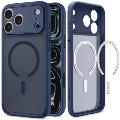 2. Spigen Ultra Hybrid MagSafe Case for iPhone 18 Pro Max / 17 Pro Max - Dark Blue
