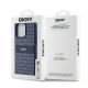8. DKNY Leather Mono Stripe & Metal Logo case for iPhone 15 Pro Max - blue