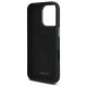 7. DKNY Liquid Silicone Metal Logo iPhone 16 Pro Case - Black