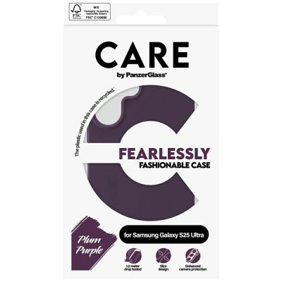 4. CARE by PanzerGlass Fashion Case for Samsung Galaxy S25 Ultra - Purple