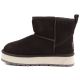 7. Women's leather ankle boots with platform, brown Big Star UU274693