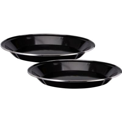 2. BOWL TOURIST PLATE 2PCS 24CM ALUMINUM REDCLIFFS