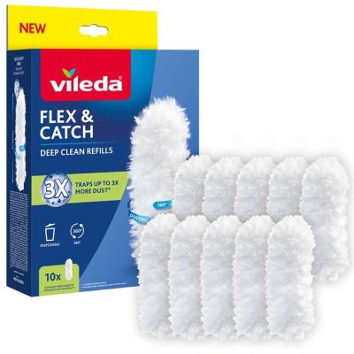 2. Vileda Flex&Catch duster inserts 10 pcs.