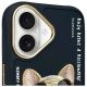 3. Nimmy Glasses Cool Dog iPhone 16 Case - Black