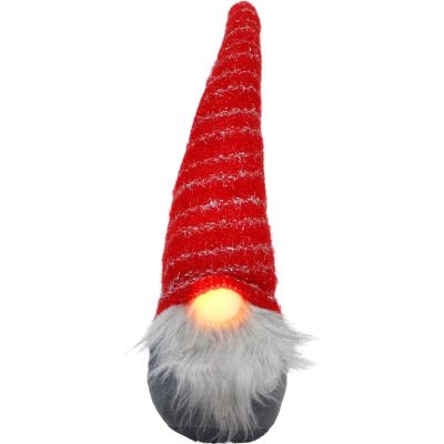 4. GNOK WITH A LONG RED HAT AND A GLITTER NOSE 10x9x42CM