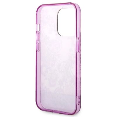 7. Guess Porcelain Collection case for iPhone 14 Pro Max - fuchsia