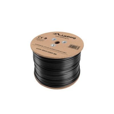 6. Lanberg LCU5-30CU-0305-BK Black 305m Cat5e U/UTP Network Cable