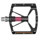 2. Rockbros K307PT Aluminum Reflective Platform Bicycle Pedals - Black