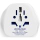 4. LEXINGHAM UNIVERSAL TRAVEL ADAPTER WORLD -> EU SCHUKO, 2 PCS