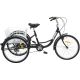 3-WHEEL BIKE 24 BLACK SHIMANO 6-speed