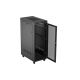 5. 19" 32U 600x1000 black floor-standing rack cabinet with perforated doors LCD Lanberg (Flat Pack)