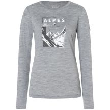SUPER.NATURAL W ALPES LS Long-Sleeve Top Grey