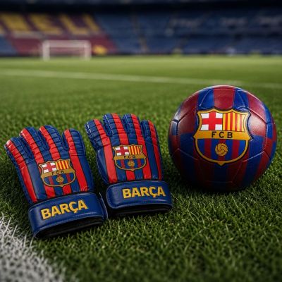 9. FC Barcelona Junior Goalkeeper Gloves BG9003